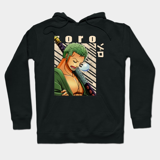 Roronoa Zoro One Piece Hoodie by Otaku Emporium